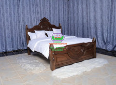 Crown Mahogany Queen Size Bed 5X6 Bed