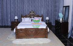 Crown Mahogany Queen Size Bed 5X6 Bed