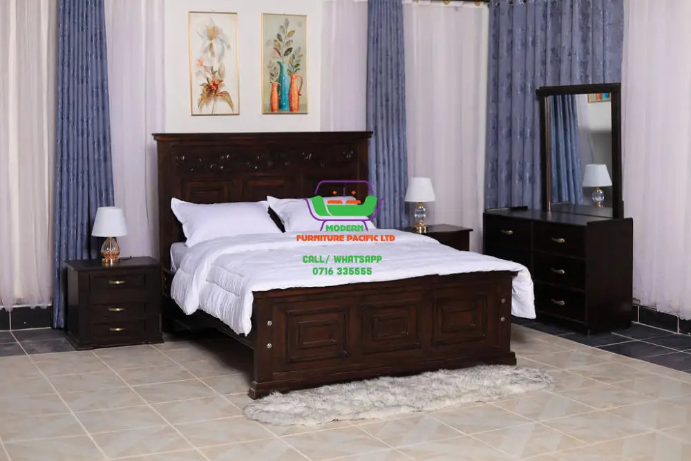 King Size Mahogany Bed Bed