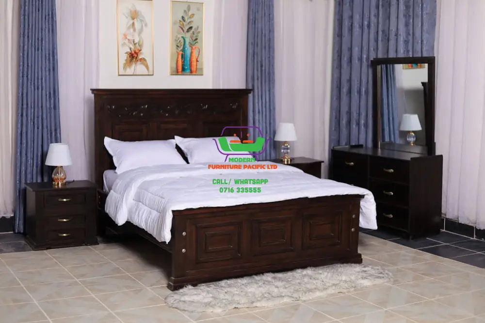 King Size Mahogany Bed Bed
