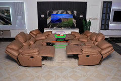 Modern Austic 7 seater microfiber recliner sofa (3 + 2 + 1 + 1) Sofa