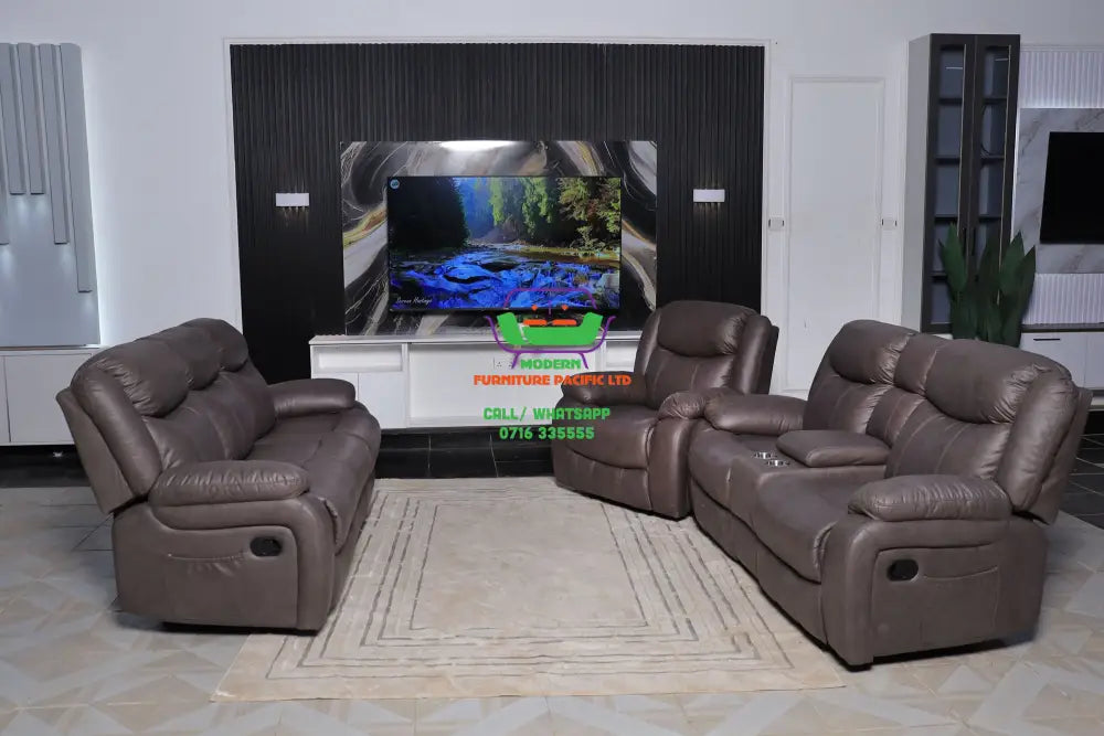 Modern cuddle microfibre recliner sofa 6 seater (3 + 2 + 1) Sofa