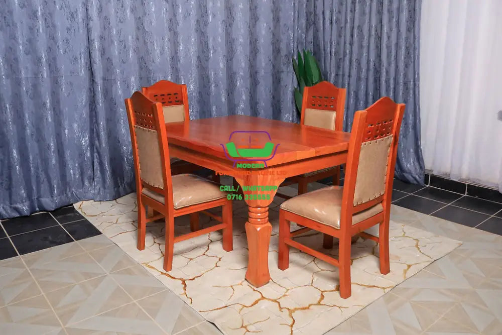 Modern Majestic Dining table 4 Seater Mahogany