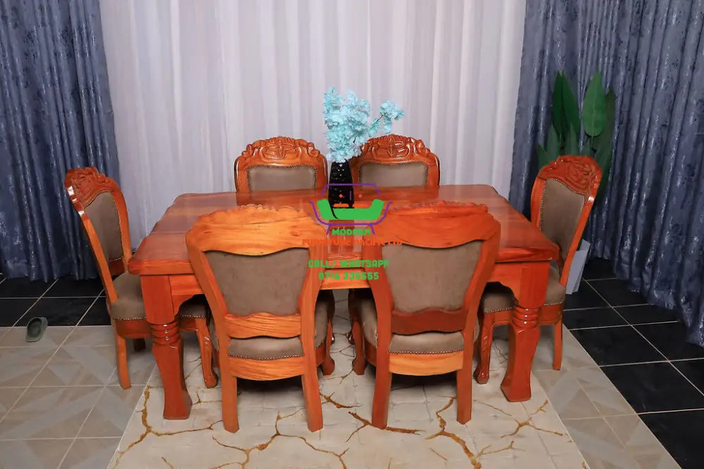 Modern Majestic Dining table Mahogany